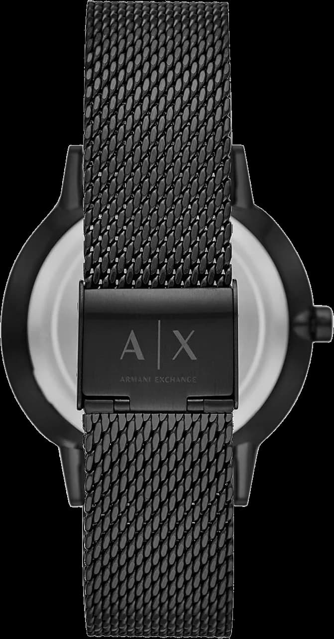 Montre Armani Exchange AX2716 homme détail cadran noir