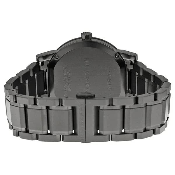 Montre Burberry BU9007 homme détail cadran gris