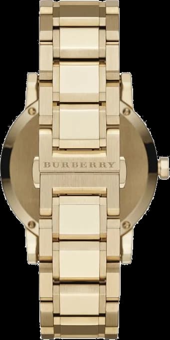 Montre Burberry BU9033 unisexe détail cadran or