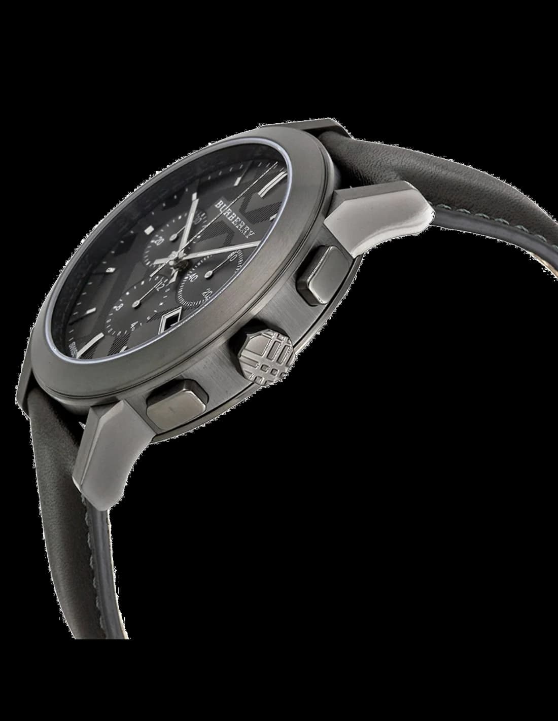 Burberry The City BU9364 Men's Watch Black Leather Strap | Montres