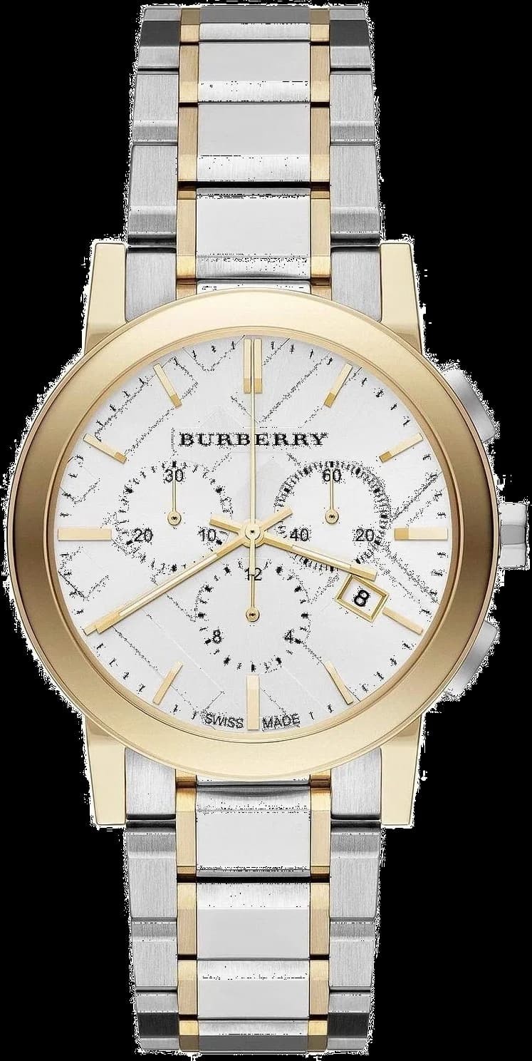 Burberry BU9751 The City Stainless Steel Two-Tone Silver and Gold Bracelet Watch