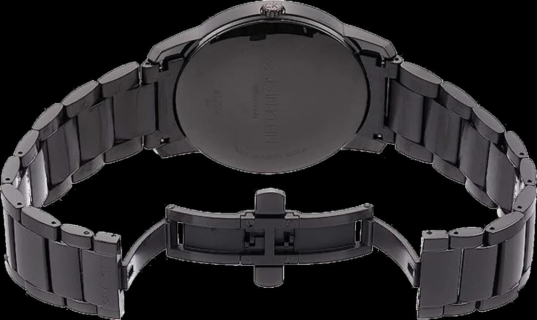 Montre Calvin Klein K2G2G4B1 homme détail cadran noir