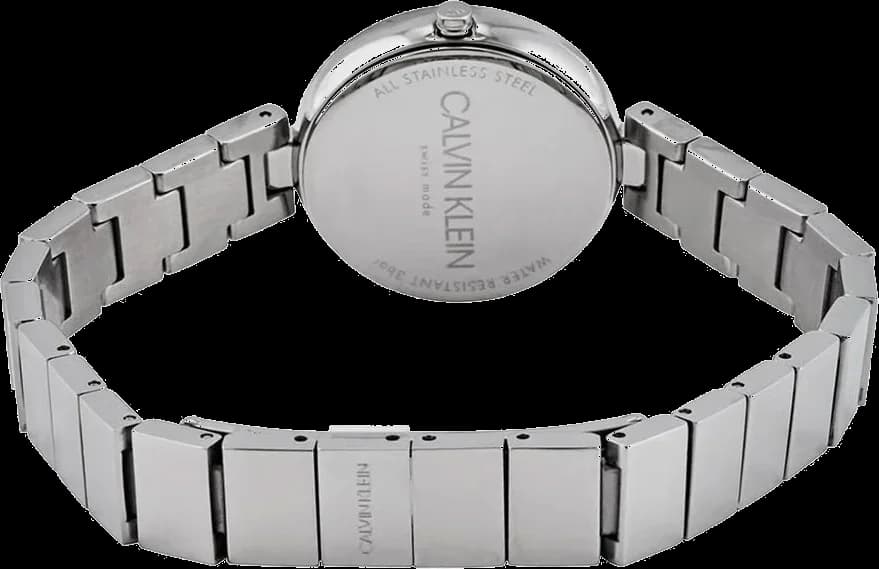 Montre Calvin Klein K8G23146 femme détail cadran argent
