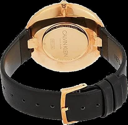 Montre Calvin Klein K8Y236C1 femme détail cadran noir