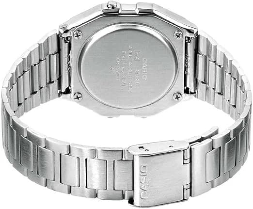 Montre Casio A159WEA-9EF unisexe détail cadran marron