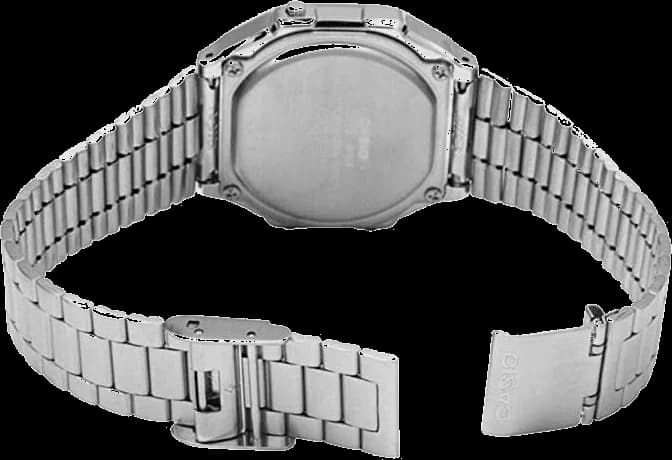 Montre Casio A168WEC-1EF unisexe détail cadran gris