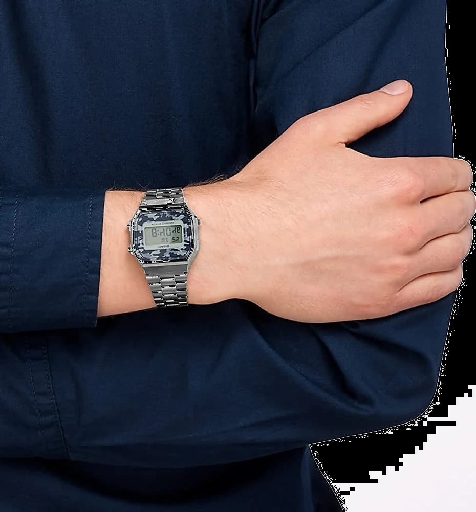 Montre Casio A168WEC-1EF unisexe verso boîtier