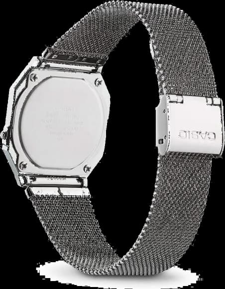 Montre Casio A700WEM-1A unisexe verso boîtier