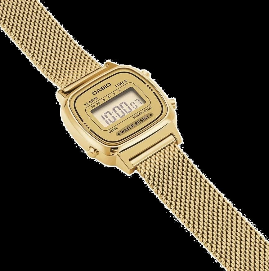 Montre Casio LA670WEMY-9EF femme vue de profil