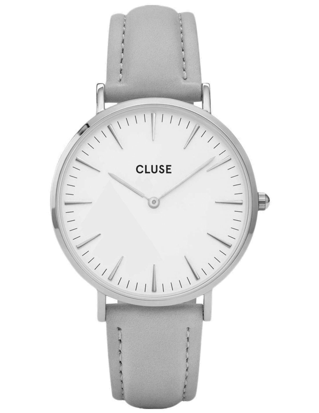 Cluse CL18215 La Bohème Grey Leather Strap Watch