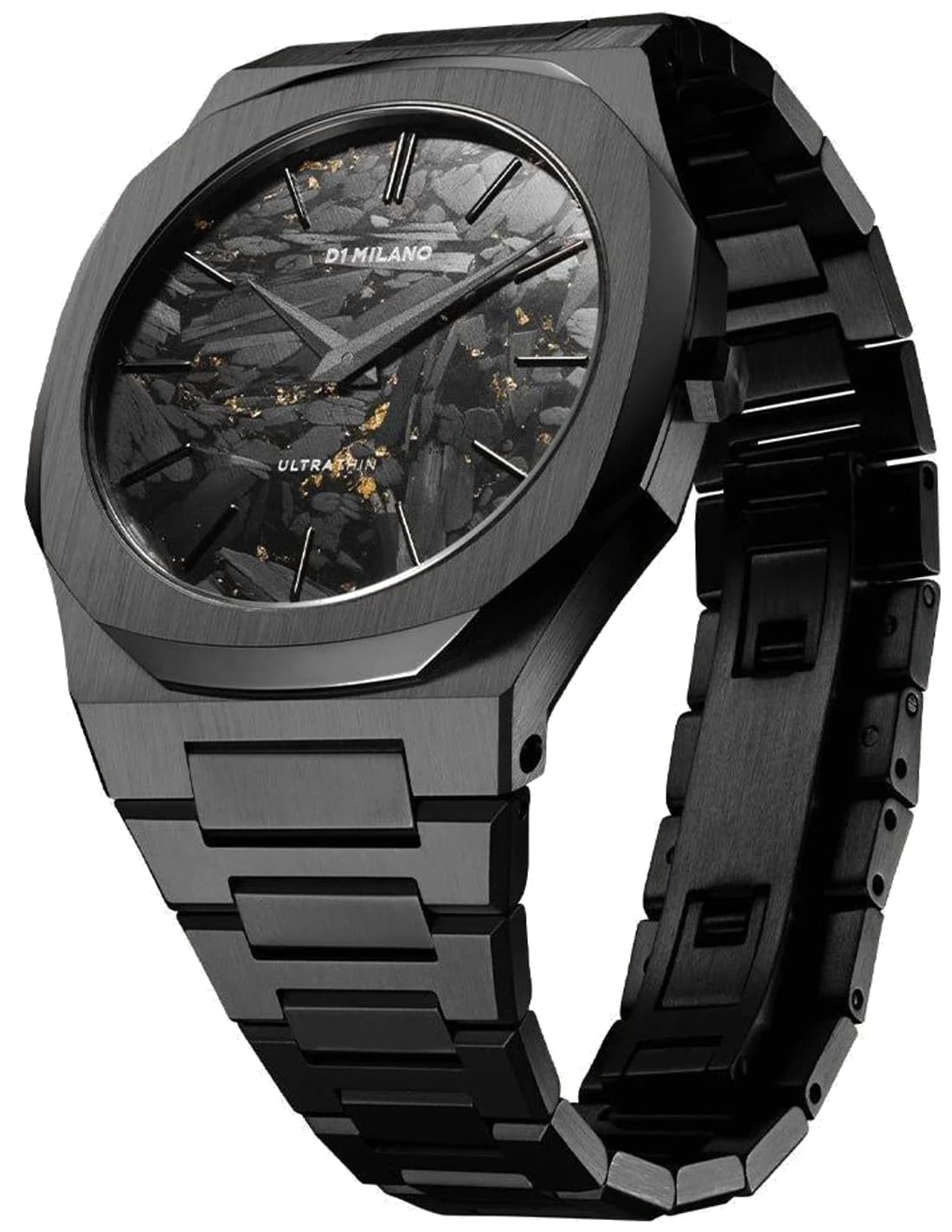 Montre D1 Milano D1-UTBJ31 homme détail cadran noir