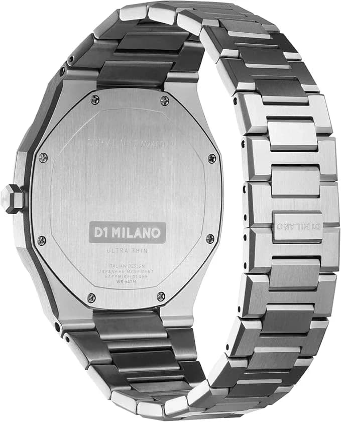 Montre D1 Milano D1-UTBJ40 homme détail cadran noir
