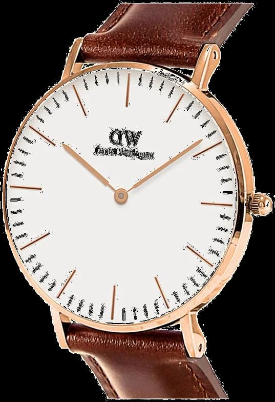 Montre Daniel Wellington DW00100006 homme vue de profil