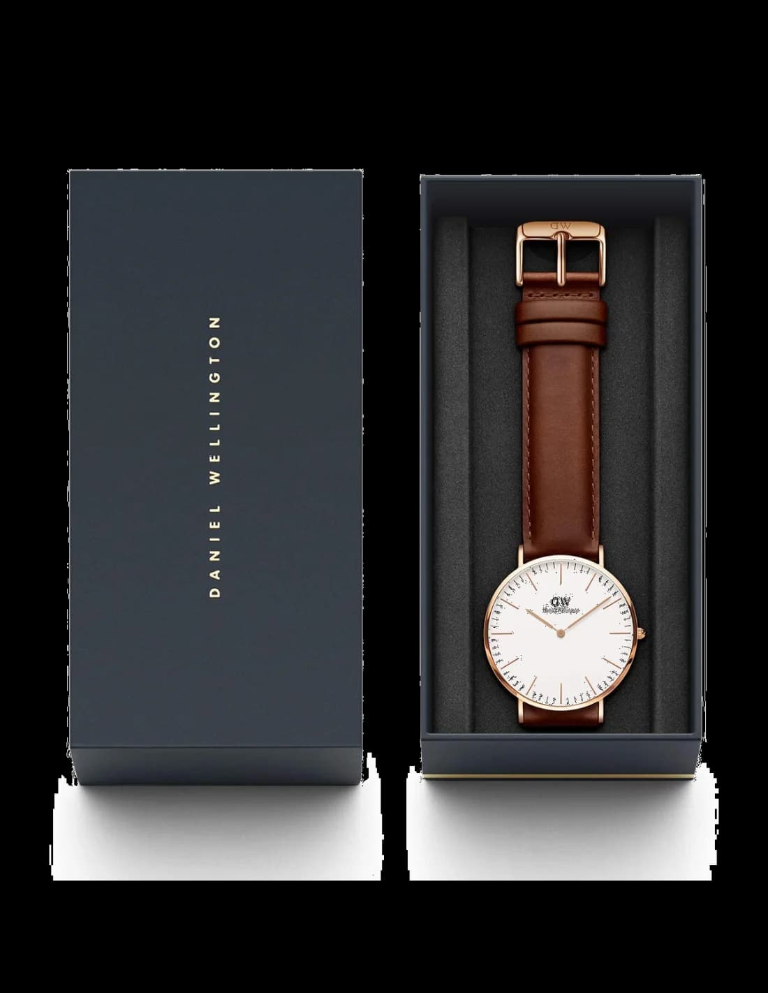 Montre Daniel Wellington DW00100006 homme détail cadran blanc