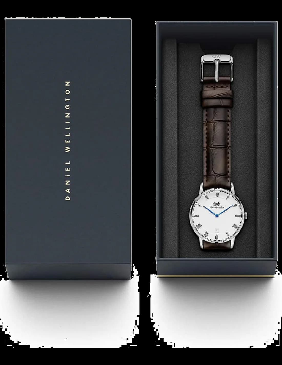 Montre Daniel Wellington DW00100097 unisexe détail cadran blanc