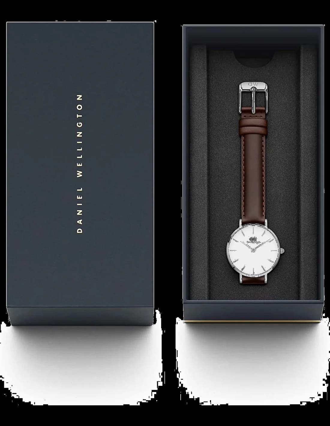 Montre Daniel Wellington DW00100239 femme détail cadran blanc