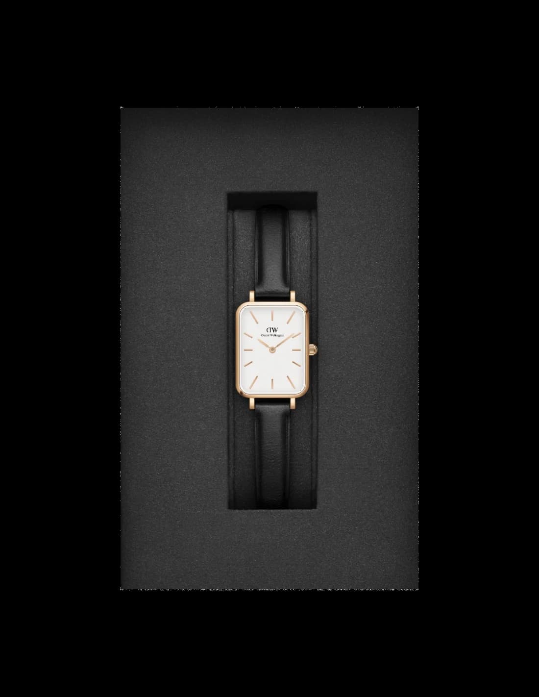 Montre Daniel Wellington DW00100434 femme détail cadran blanc