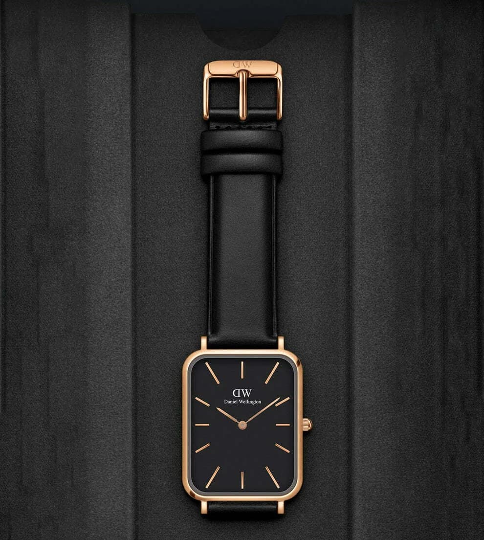 Montre Daniel Wellington DW00100449 femme verso boîtier or rose