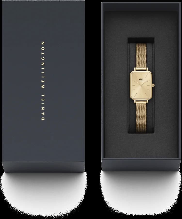 Montre Daniel Wellington DW00100485 femme verso boîtier or rose