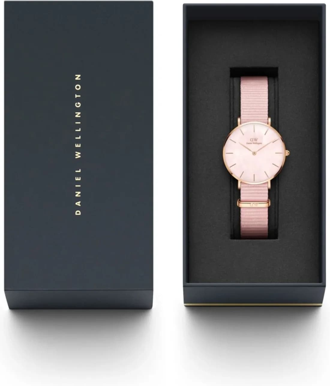 Montre Daniel Wellington DW00100512 femme verso boîtier or rose
