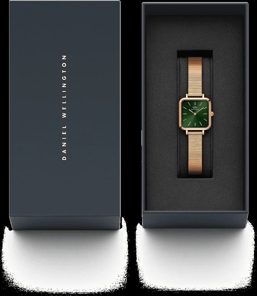 Montre Daniel Wellington DW00100519 femme détail bracelet acier inoxydable