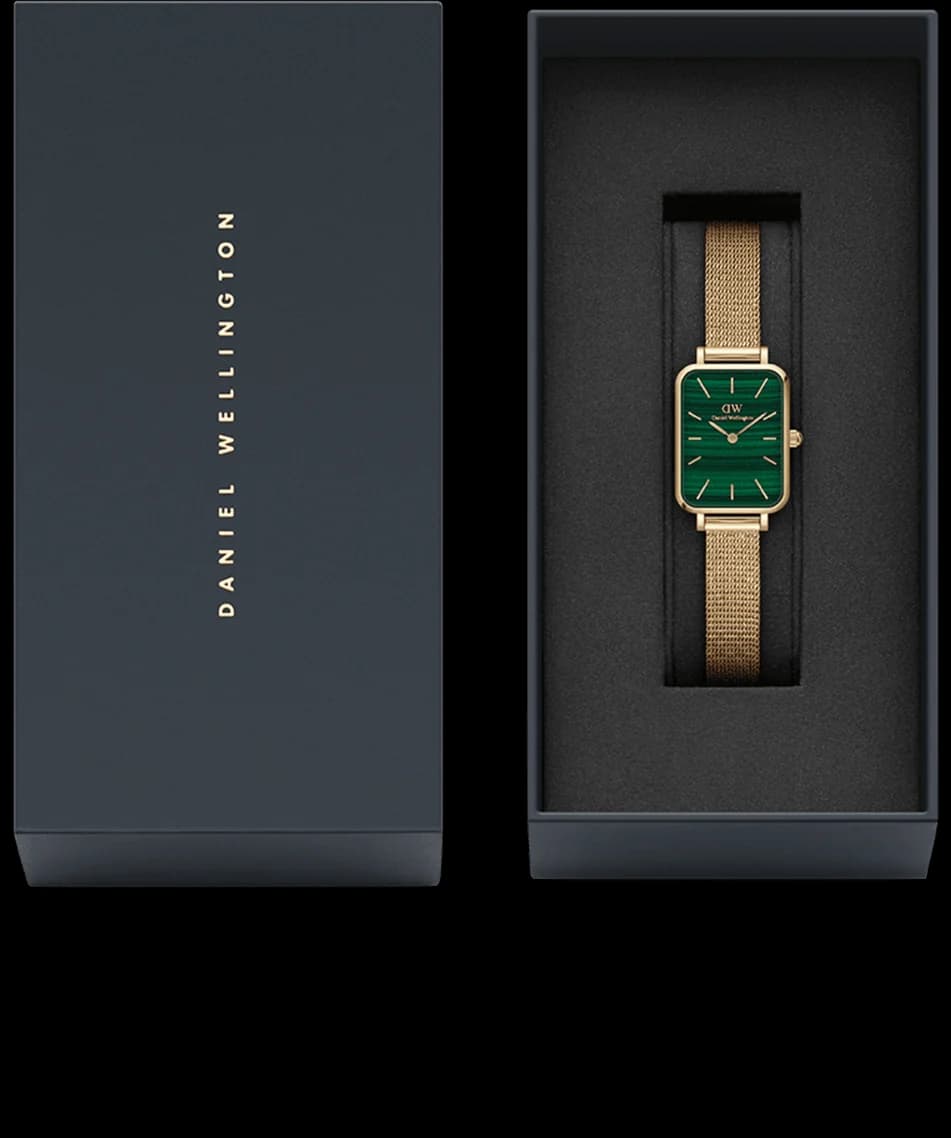 Montre Daniel Wellington DW00100561 femme verso boîtier or rose
