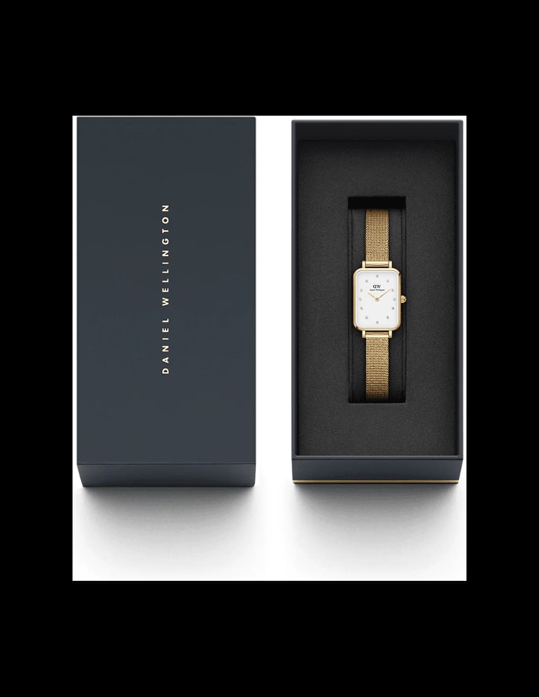Montre Daniel Wellington DW00100599 femme détail cadran blanc