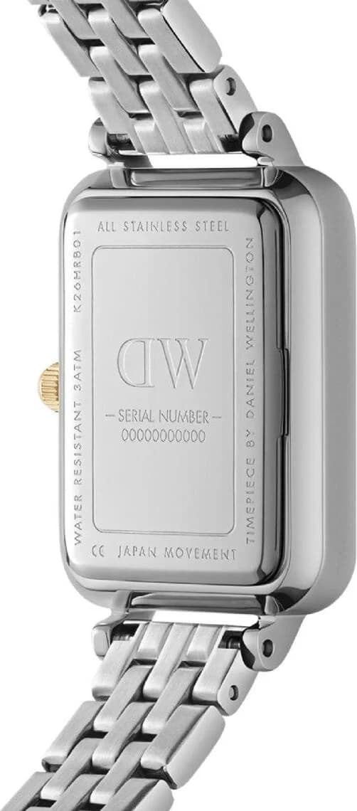 Montre Daniel Wellington DW00100671 femme détail cadran blanc