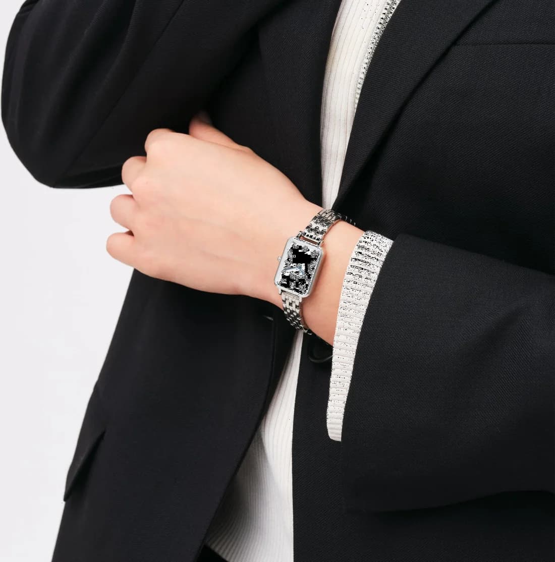 Montre Daniel Wellington DW00100691 femme détail bracelet acier inoxydable