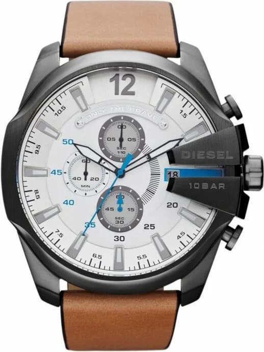 Montre Diesel DZ4280 homme détail cadran blanc