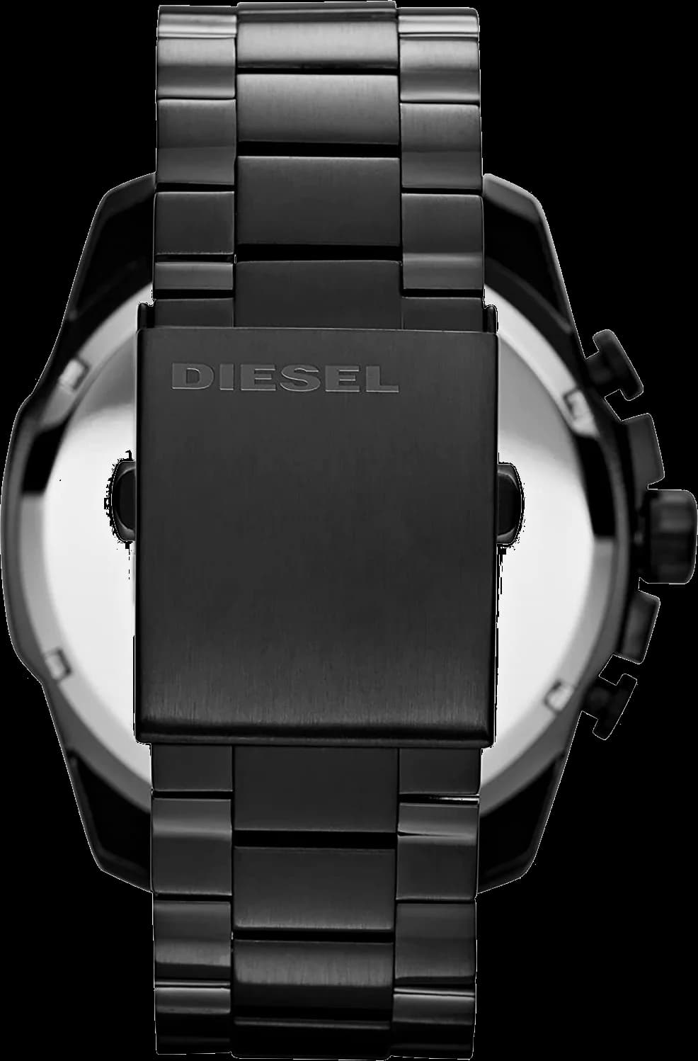 Montre Diesel DZ4283 Mega Chief cadran noir index bâtons chronomètre quartz