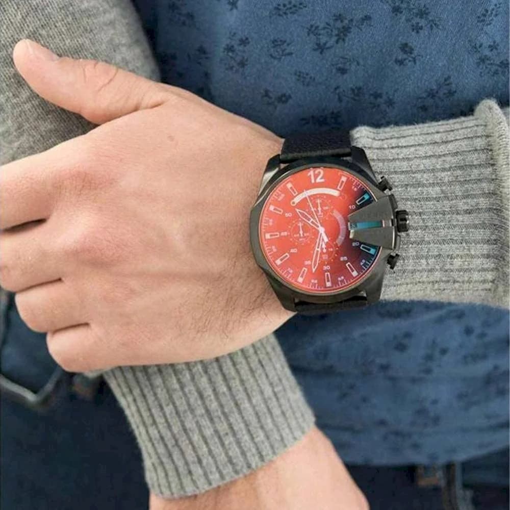 Montre Diesel DZ4323 homme verso boîtier noir