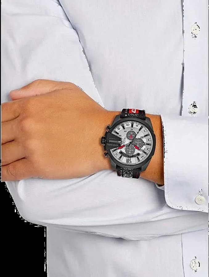 Montre Diesel DZ4512 homme verso boîtier noir