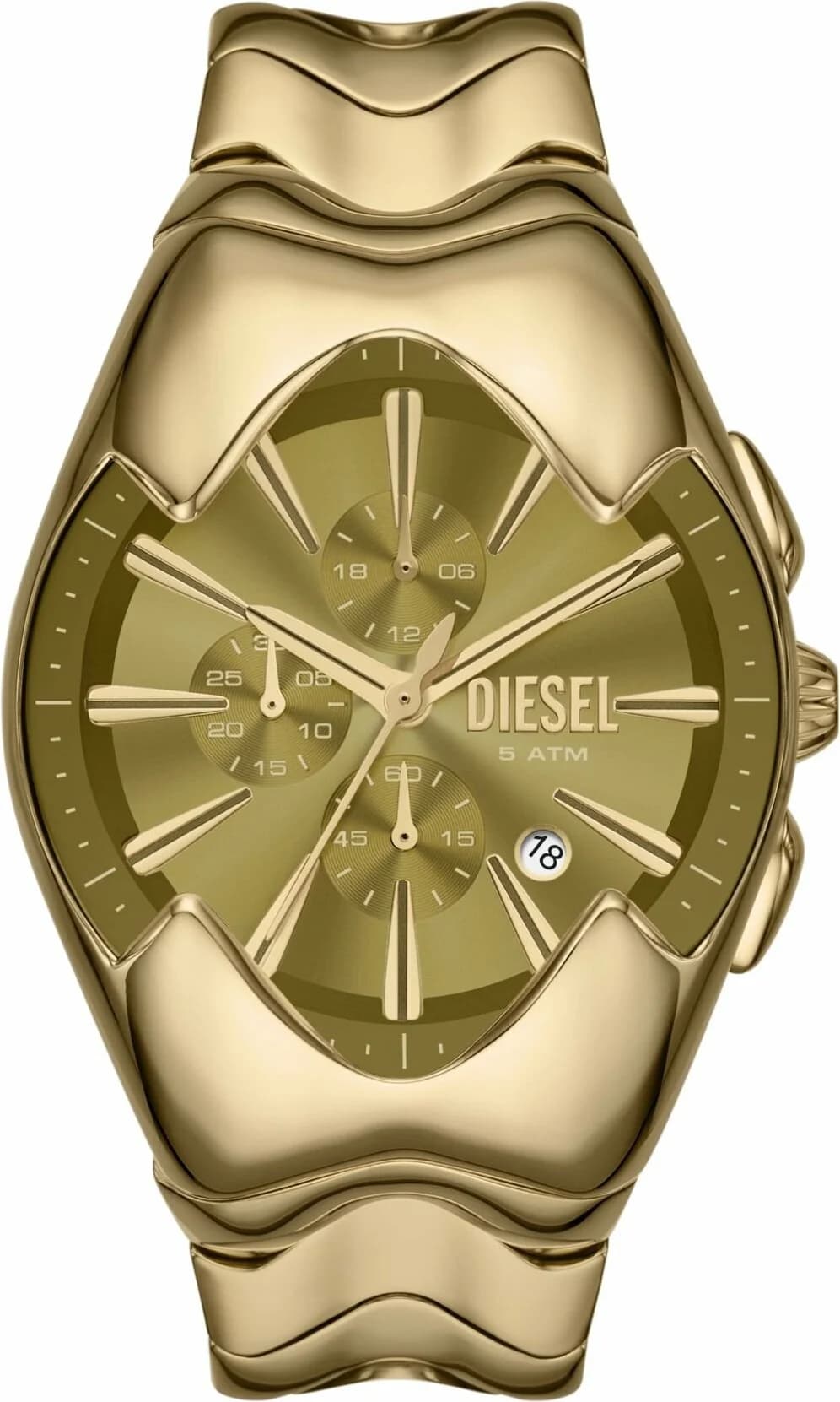 Montre Diesel DZ4681 acier inoxydable doré cadran multifonction analogique