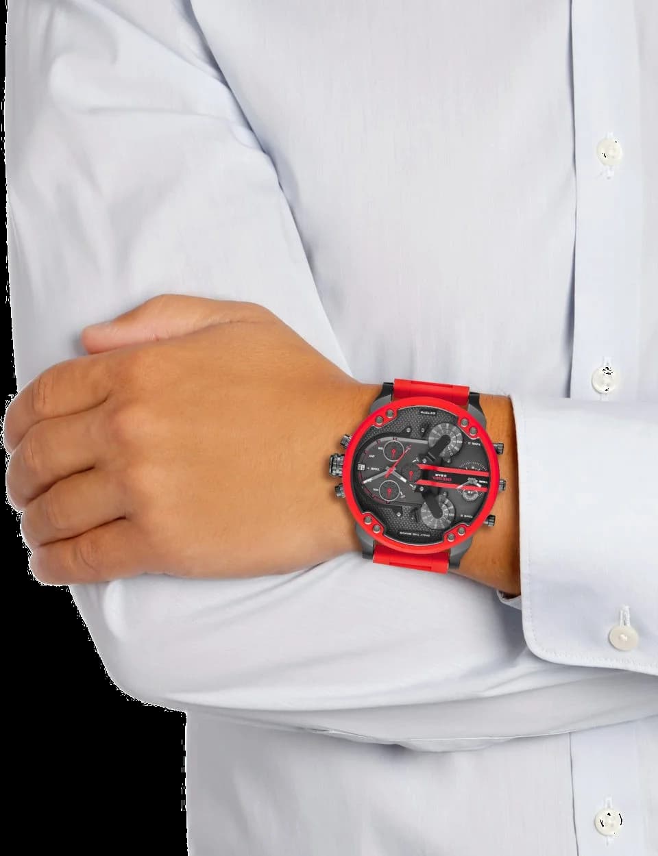 Montre Diesel DZ7370 homme verso boîtier noir
