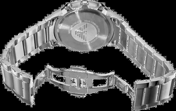 Montre Emporio Armani AR2448 homme détail cadran bleu