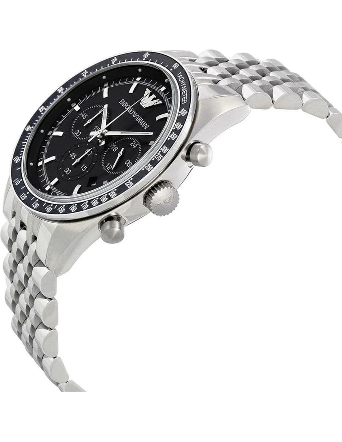 Détail bracelet acier inoxydable Emporio Armani AR5988 — Montres Outlet