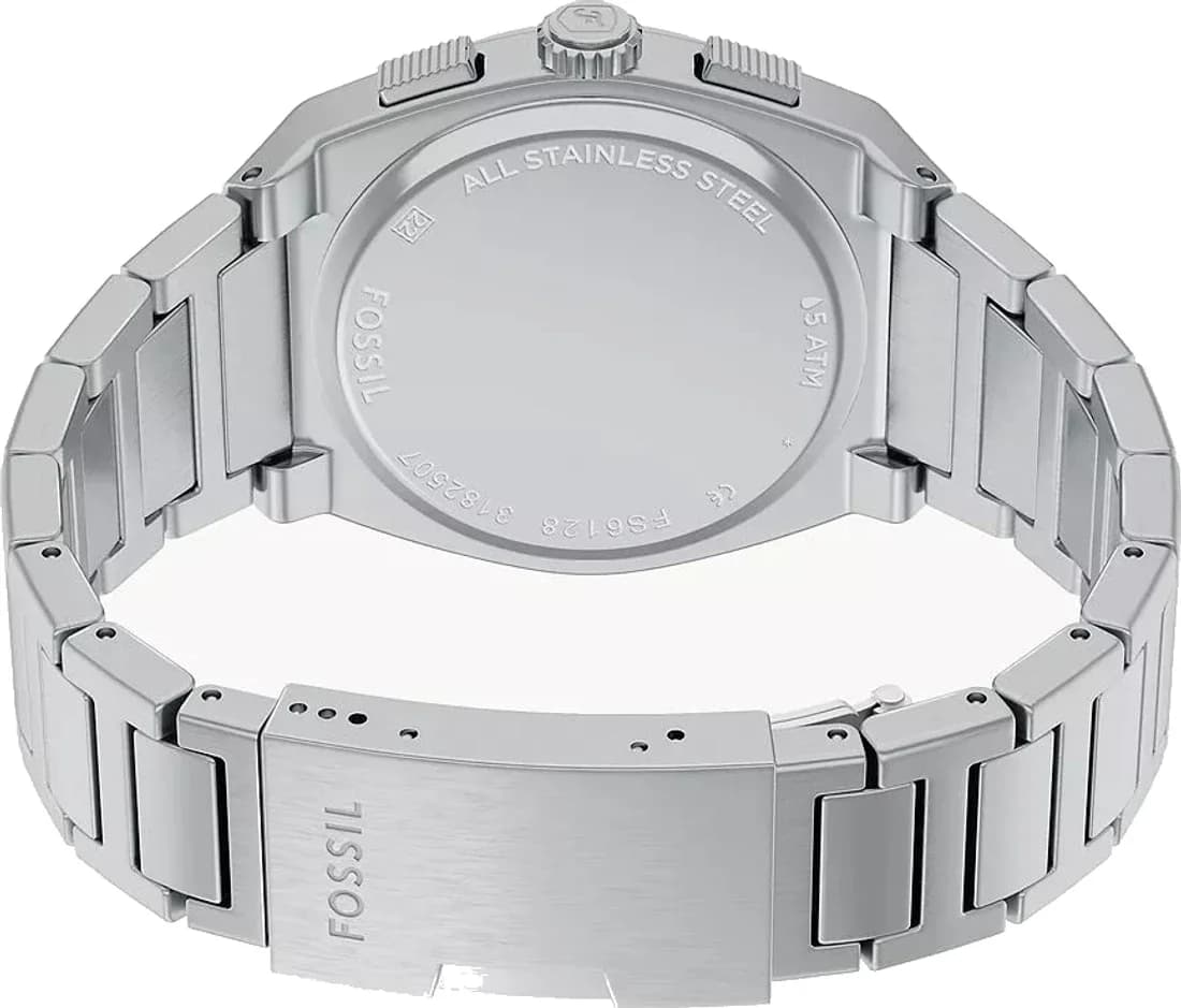 Montre Fossil FS6128 homme détail bracelet acier