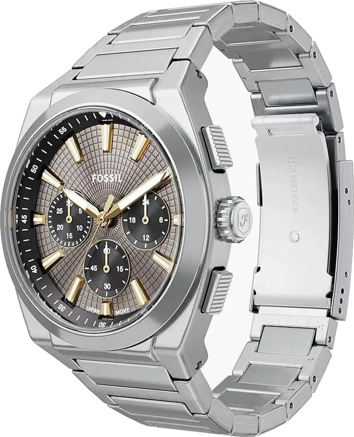 Montre Fossil FS6128 homme vue de profil