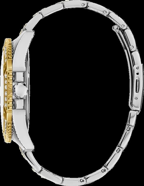 Montre Guess GW0033L4 profil boîtier or lunette strass acier inoxydable