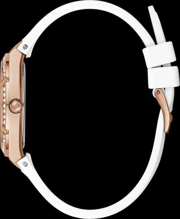 Montre Guess GW0034L2 femme détail cadran blanc