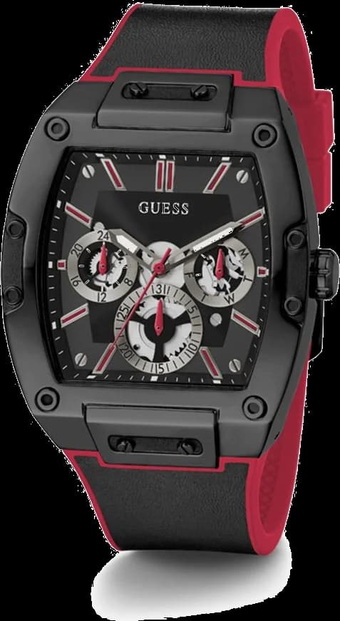 Montre Guess GW0202G7 homme détail bracelet cuir