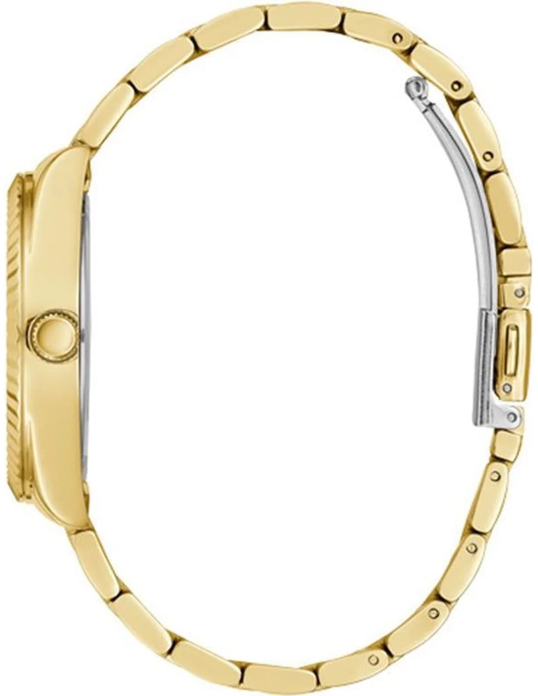 Montre Femme Guess Luna GW0308L2 cadran blanc bracelet acier vue 3