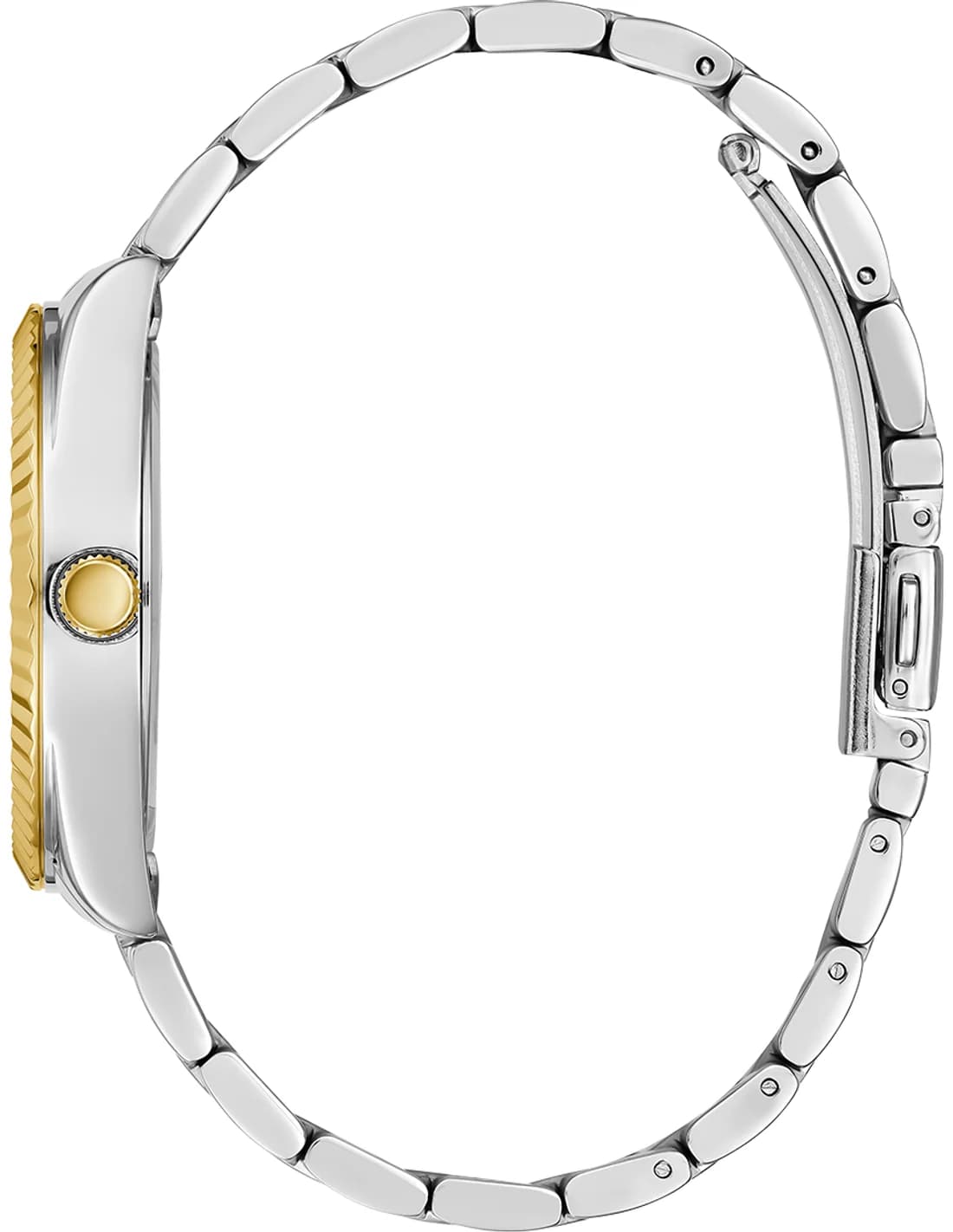 Montre Femme Guess Luna GW0308L5 cadran vert bracelet acier vue 3
