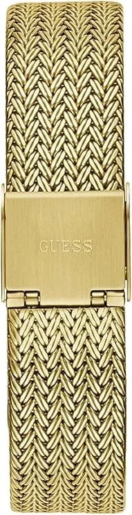 Guess GW0402L2 Soiree Gold Women's Watch, Rhinestone Case, Milanese Mesh view 4