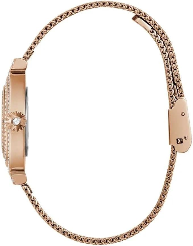 Montre Femme Guess Dream GW0550L3 cadran rose bracelet maille milanaise vue 3