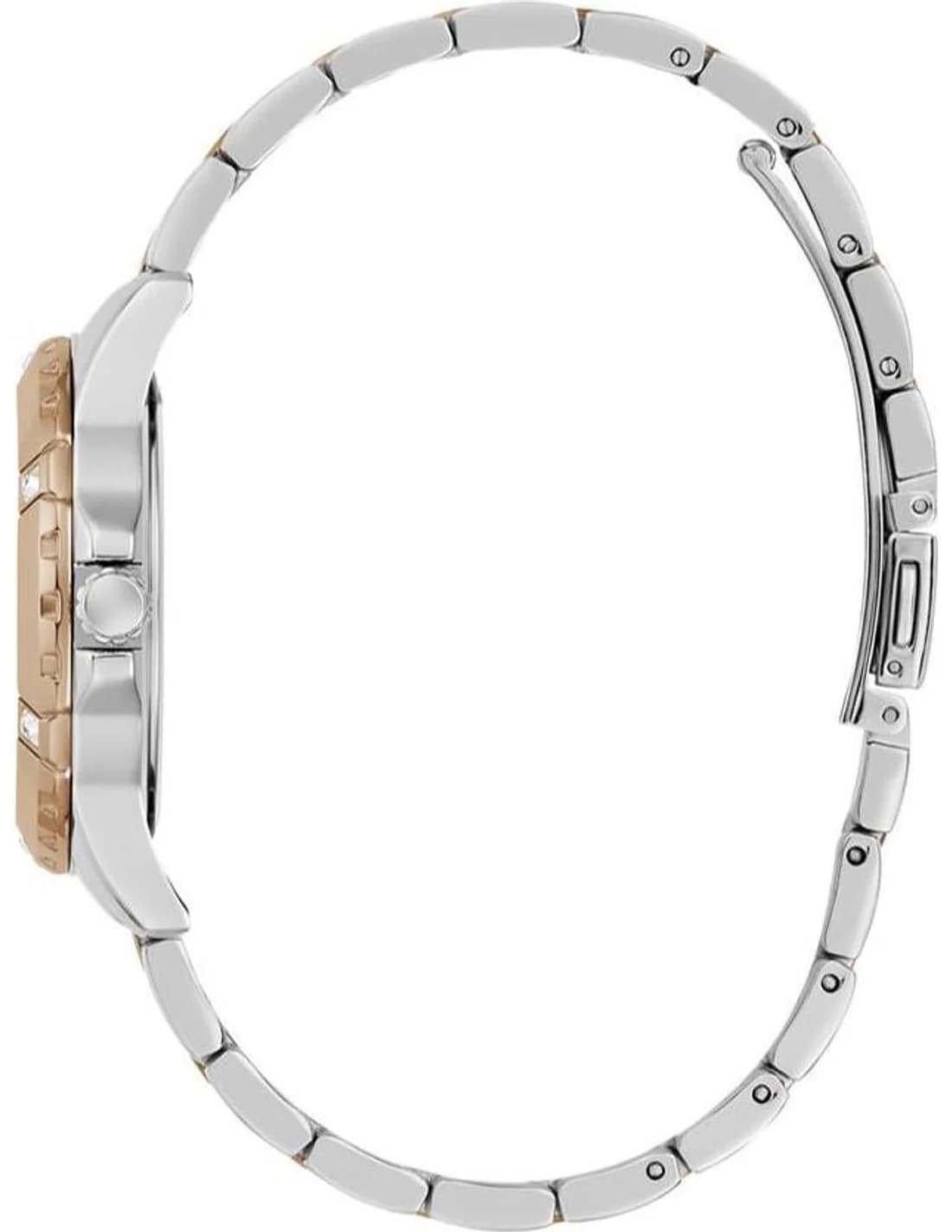 Montre Femme Guess Mist GW0723L2 cadran bordeaux bracelet acier vue 3