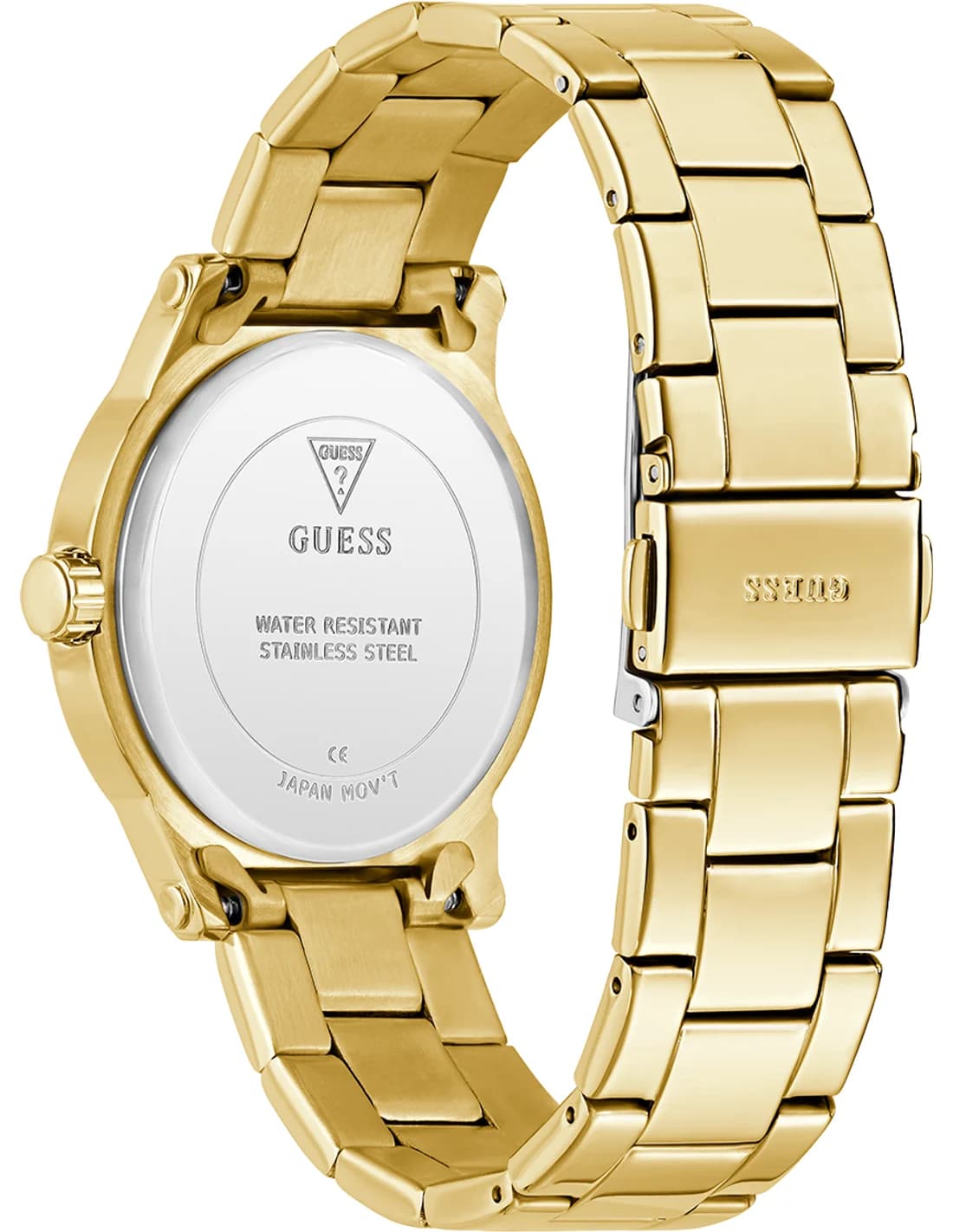 Montre Femme Guess Annette GW0861L2 cadran doré bracelet acier vue 3