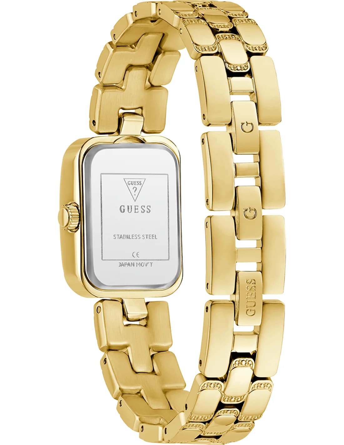 Montre Femme Guess Isla GW0865L2 cadran argenté bracelet acier vue 3