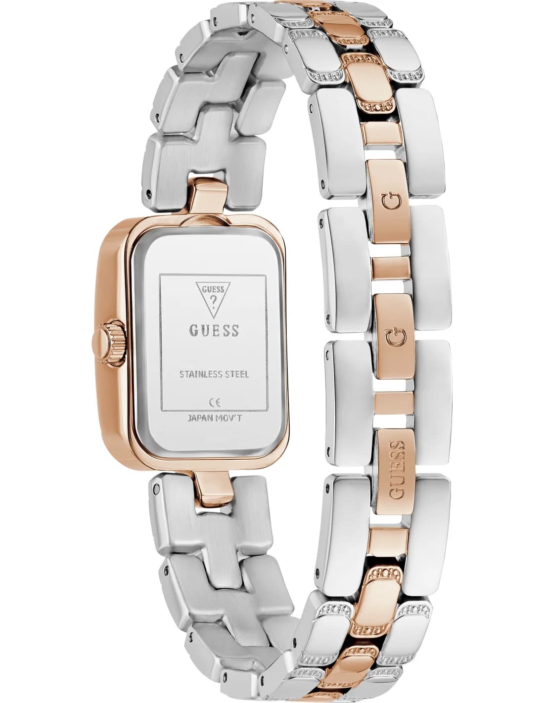 Montre Femme Guess Isla GW0865L5 cadran rose bracelet acier vue 3